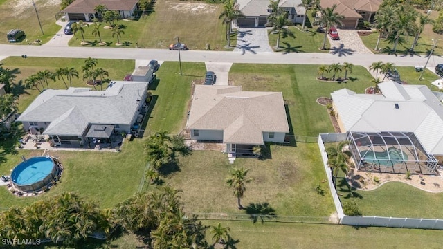 2847 SW 26th Pl, Cape Coral, FL 33914 - birds eye view of property with a residential view