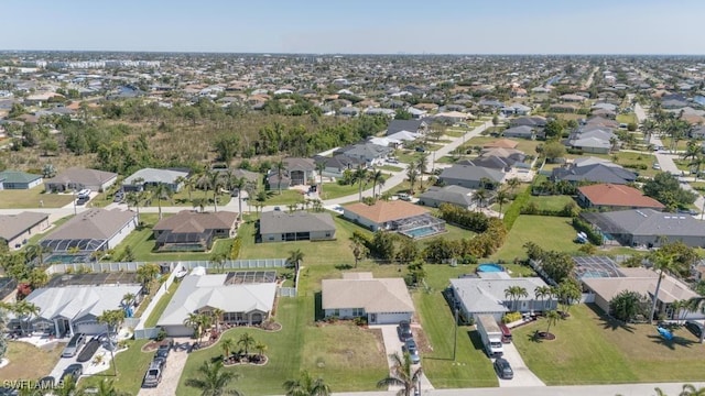 2847 SW 26th Pl, Cape Coral, FL 33914 - drone / aerial view featuring a residential view
