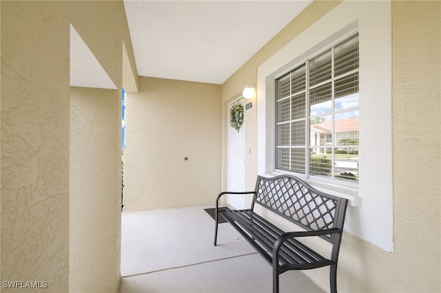 view of patio / terrace with a porch