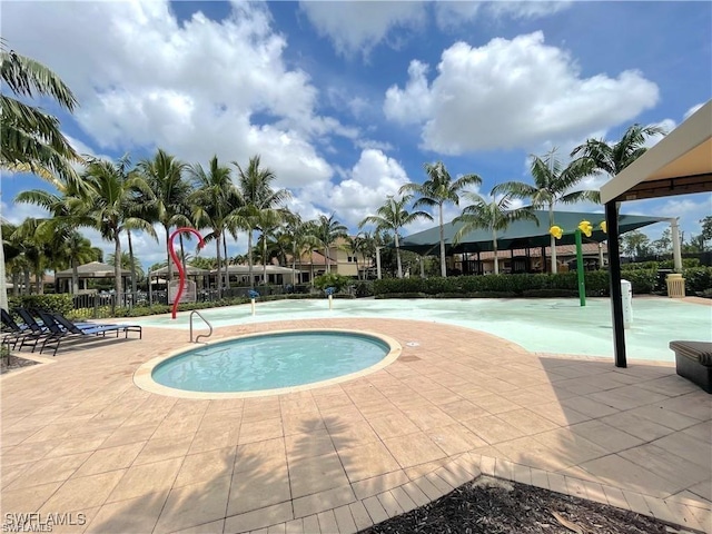 view of pool
