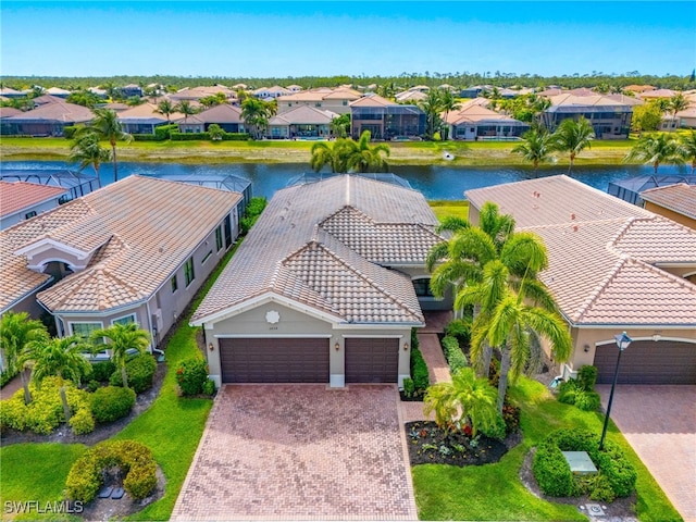 3454 Pacific Dr, Naples, FL 34119 - aerial view of residential area with a nearby body of water