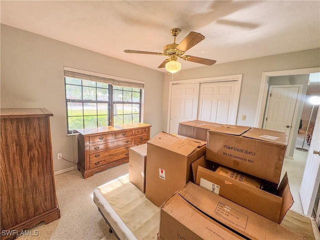 75 Hardee St, Labelle, FL 33935 - storage area featuring ceiling fan