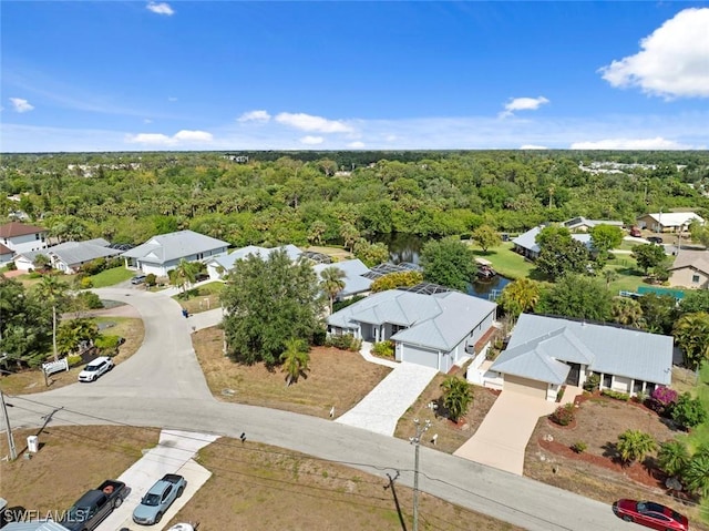 15461 River Cove Ct, North Fort Myers, FL 33917 - drone / aerial view featuring a residential view and a view of trees