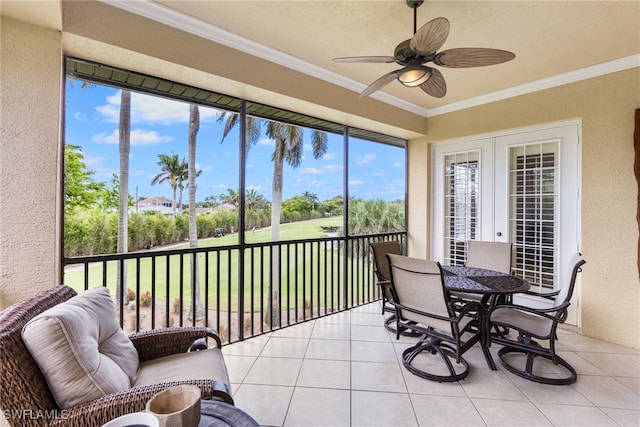 11239 Bienvenida Ct Unit 11C, Fort Myers, FL 33908 - sunroom / solarium with golf course view