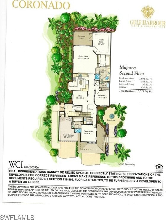 11239 Bienvenida Ct Unit 11C, Fort Myers, FL 33908 - property floor plan