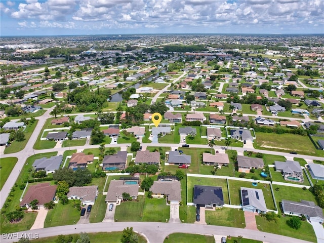 201 SE 4th St, Cape Coral, FL 33990 - birds eye view of property with a residential view