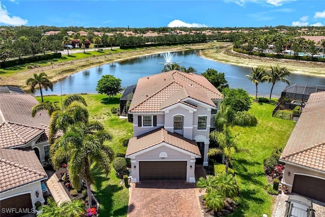 3599 Beaufort Ct, Naples, FL 34119 - drone / aerial view of a nearby body of water
