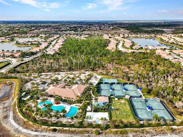 3599 Beaufort Ct, Naples, FL 34119 - view of property location with a nearby body of water, nearby suburban area, and a pool area