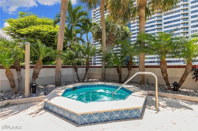 100 N Collier Blvd Unit 507, Marco Island, FL 34145 - view of pool with a hot tub