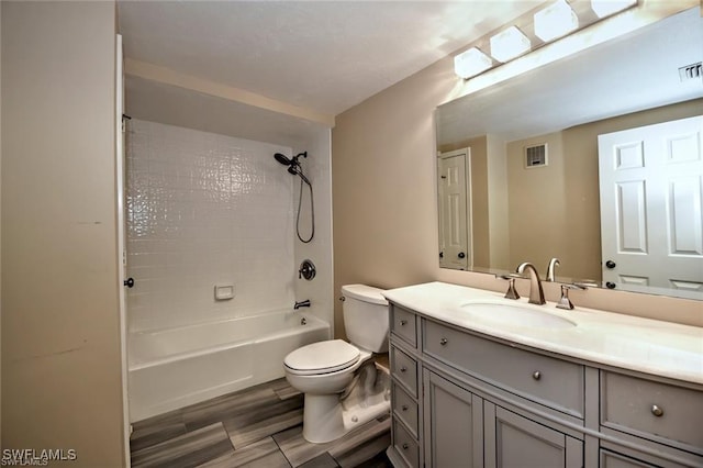 1910 Virginia Ave Unit 1302, Fort Myers, FL 33901 - full bath featuring toilet, vanity, and shower / tub combination