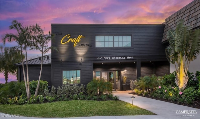19402 Hinkley Dr, Estero, FL 33928 - view of property at dusk