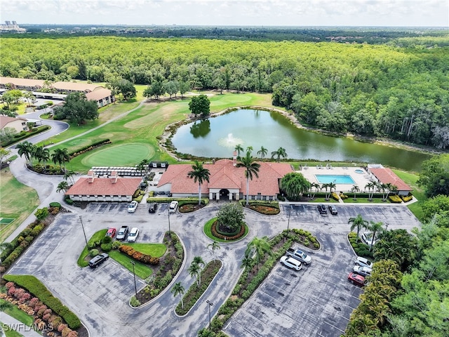 13111 Cross Creek Blvd Unit 208, Fort Myers, FL 33912 - aerial view of property's location with a forest, a nearby body of water, and a golf course