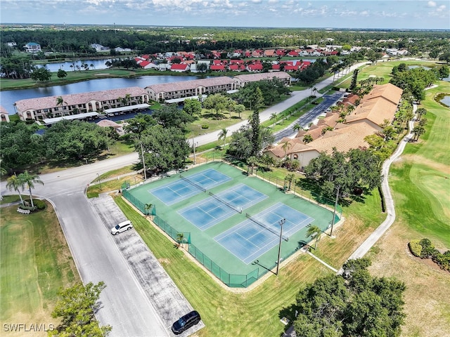 13111 Cross Creek Blvd Unit 208, Fort Myers, FL 33912 - bird's eye view of a golf course and a nearby body of water