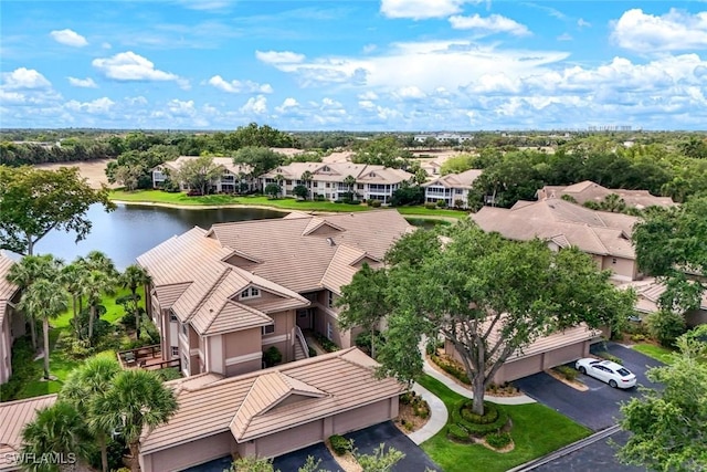 26271 Devonshire Ct Unit 202, Bonita Springs, FL 34134 - aerial perspective of suburban area featuring a nearby body of water