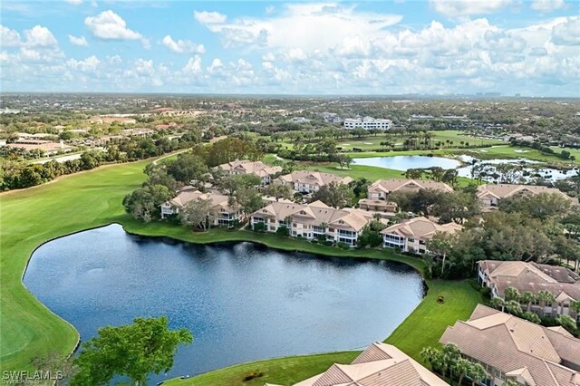 26271 Devonshire Ct Unit 202, Bonita Springs, FL 34134 - aerial view of residential area with a nearby body of water and a golf club