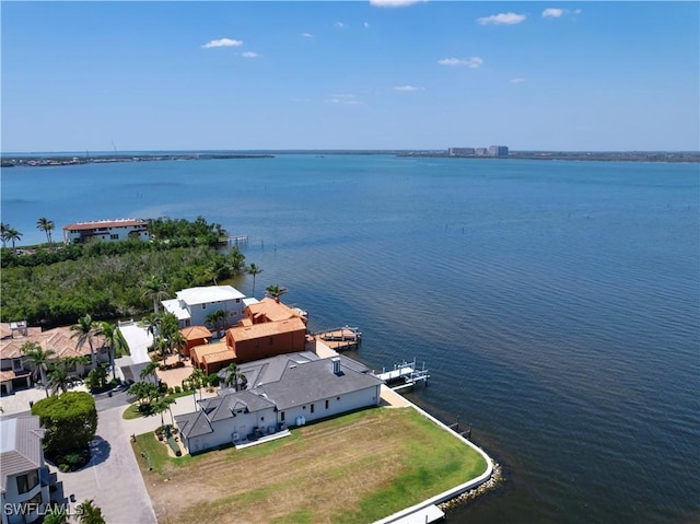 15411 Catalpa Cove Ln, Fort Myers, FL 33908 - birds eye view of property with a water view