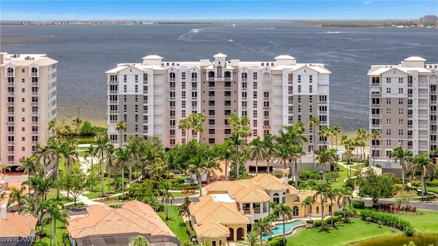 14220 Royal Harbour Ct Unit 607, Fort Myers, FL 33908 - view of building exterior featuring a water view