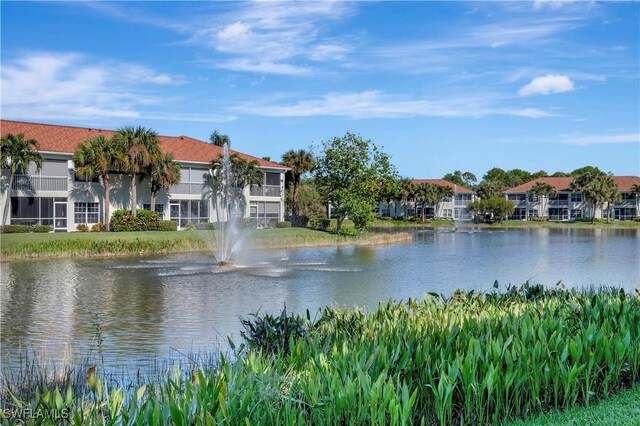 10910 Santa Margherita Rd Unit 101, Estero, FL 34135 - water view featuring nearby suburban area