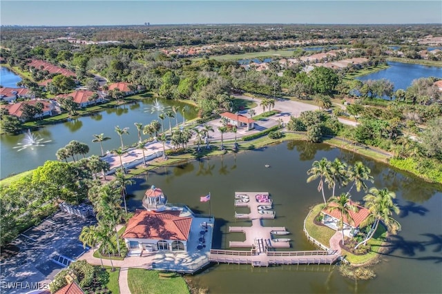 10910 Santa Margherita Rd Unit 101, Estero, FL 34135 - aerial perspective of suburban area featuring a nearby body of water
