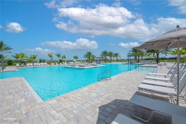 community pool featuring a patio