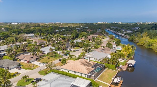 2232 Longboat Dr, Naples, FL 34104 - aerial perspective of suburban area featuring a nearby body of water