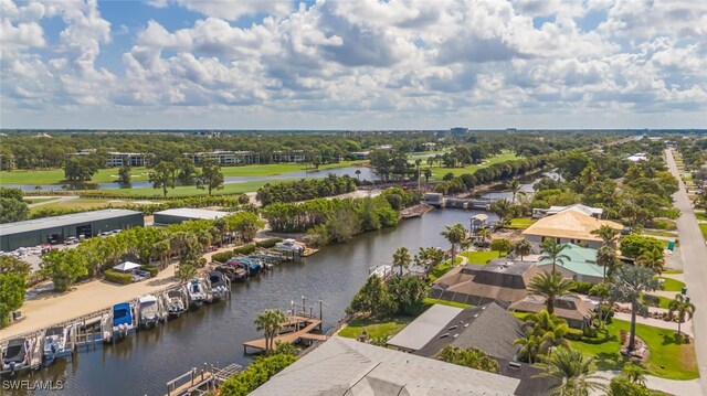 2232 Longboat Dr, Naples, FL 34104 - bird's eye view of a nearby body of water