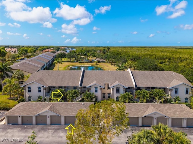 350 Newport Dr Unit 1902, Naples, FL 34114 - aerial perspective of suburban area featuring a large body of water