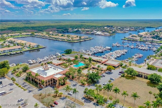 350 Newport Dr Unit 1902, Naples, FL 34114 - aerial view of a marina and a nearby body of water
