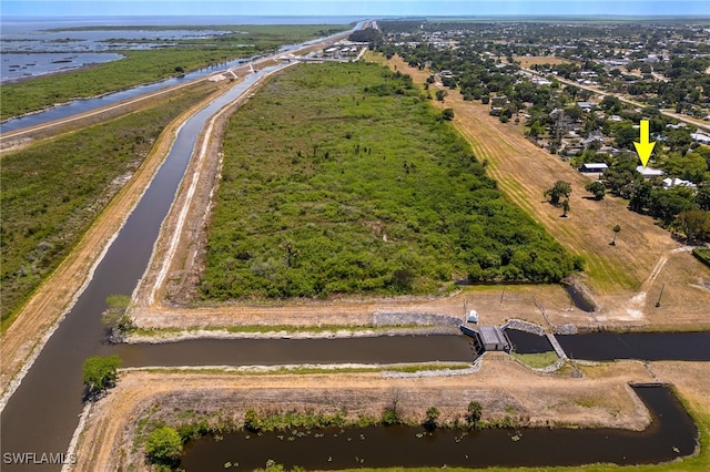 217 W Del Monte Ave, Clewiston, FL 33440 - bird's eye view with a water view