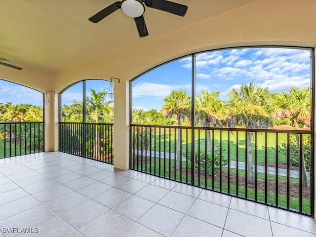 1264 Rialto Way Unit 201, Naples, FL 34114 - view of unfurnished sunroom