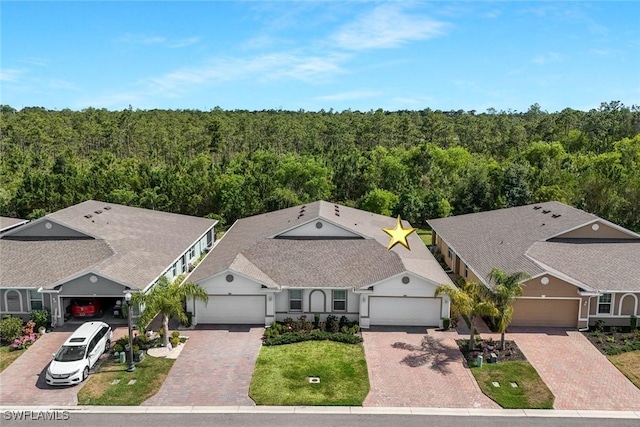 2036 Pigeon Plum Way N, Fort Myers, FL 33917 - drone / aerial view with a view of trees
