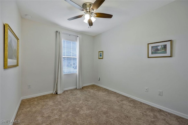 2036 Pigeon Plum Way N, Fort Myers, FL 33917 - carpeted spare room with ceiling fan and baseboards