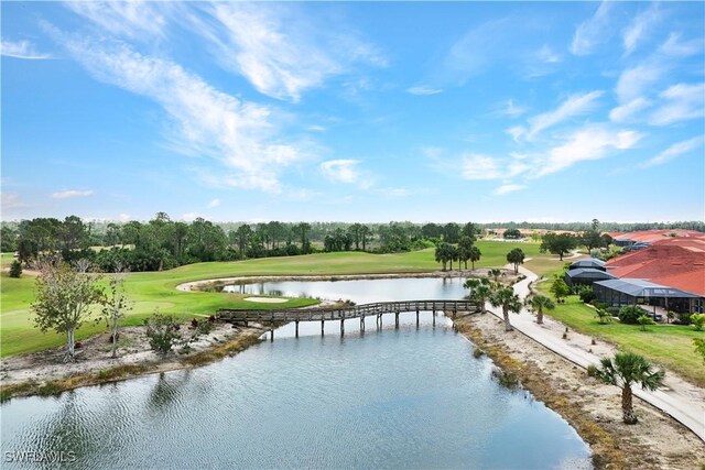 2036 Pigeon Plum Way N, Fort Myers, FL 33917 - exterior space with golf course view