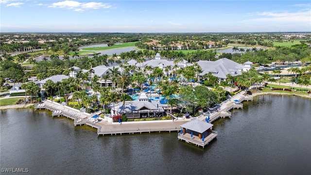 9083 Cascada Way Unit 101, Naples, FL 34114 - aerial view of residential area featuring a nearby body of water