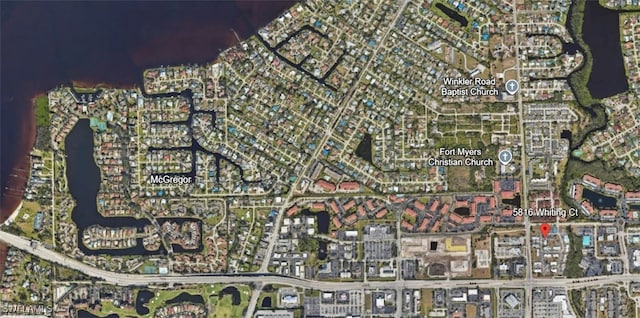 5816 Whiting Ct, Fort Myers, FL 33919 - aerial overview of property's location