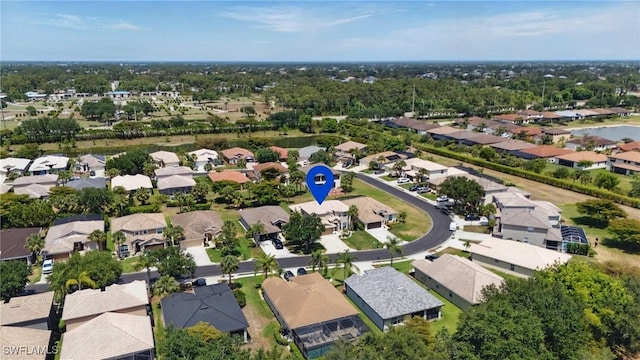 aerial perspective of suburban area