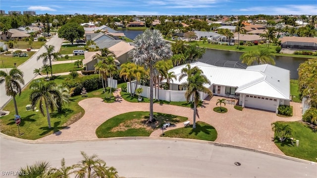 6953 Wittman Dr, Fort Myers, FL 33919 - aerial perspective of suburban area featuring a nearby body of water