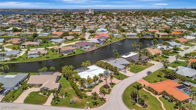 6953 Wittman Dr, Fort Myers, FL 33919 - aerial perspective of suburban area featuring a nearby body of water