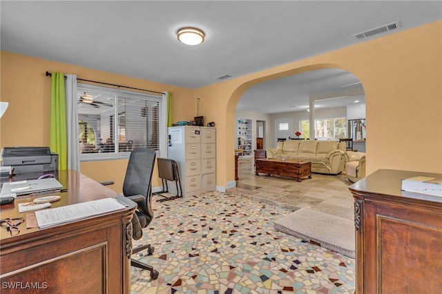 1331 Rio Vista Ave, Fort Myers, FL 33901 - office with arched walkways