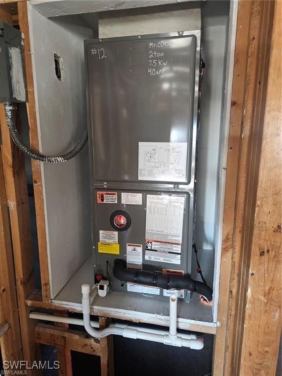4722 SE 1st Pl Unit 12, Cape Coral, FL 33904 - utilities with heating unit