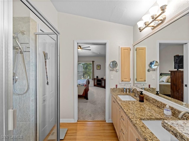 507 NE 31st St, Cape Coral, FL 33909 - ensuite bathroom with a stall shower, ensuite bathroom, and a sink