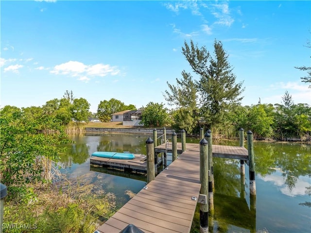 507 NE 31st St, Cape Coral, FL 33909 - dock area with a water view