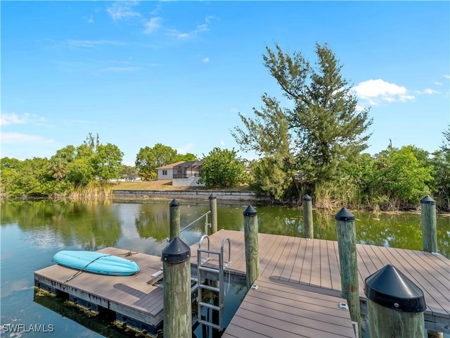 507 NE 31st St, Cape Coral, FL 33909 - dock area with a water view