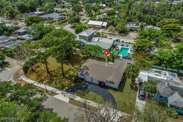 1478 Cordova Ave, Fort Myers, FL 33901 - aerial view of a pool area