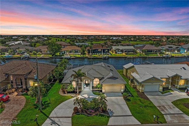 5010 La Costa Island Ct, Punta Gorda, FL 33950 - aerial view of residential area with a large body of water
