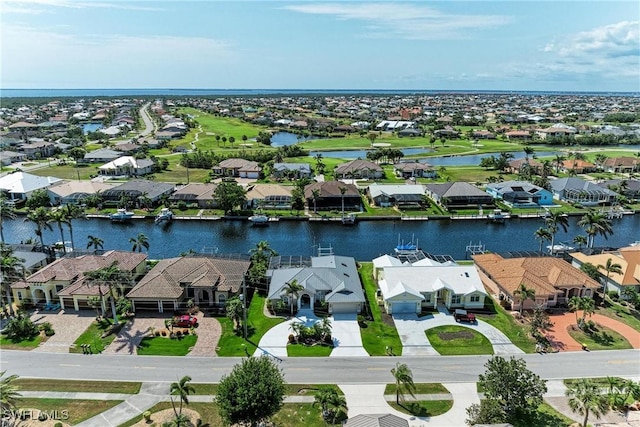 5010 La Costa Island Ct, Punta Gorda, FL 33950 - aerial perspective of suburban area with a large body of water