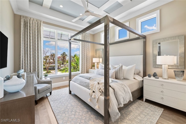 26924 Hickory Blvd, Bonita Springs, FL 34134 - bedroom featuring wood finished floors, baseboards, and recessed lighting
