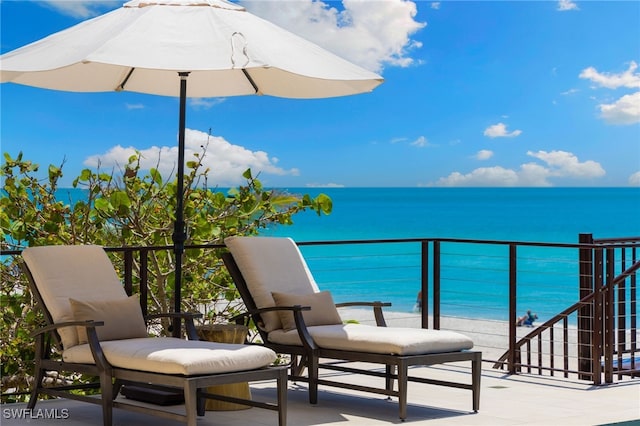 26924 Hickory Blvd, Bonita Springs, FL 34134 - balcony featuring a water view