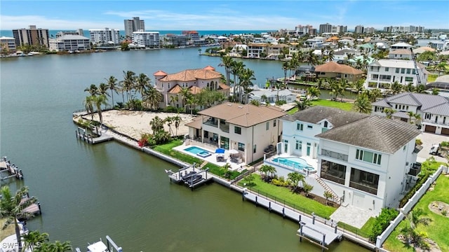 388 Pine Ave, Naples, FL 34108 - view of urban area featuring a nearby body of water and nearby suburban area