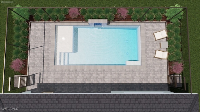 44512 Little Blue Heron Way, Punta Gorda, FL 33982 - bird's eye view of a pool